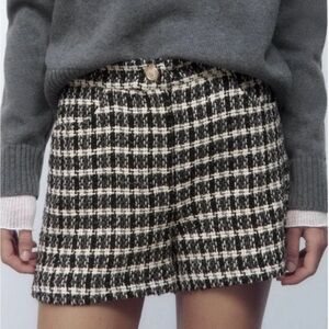 NWT Zara Tweed Shorts